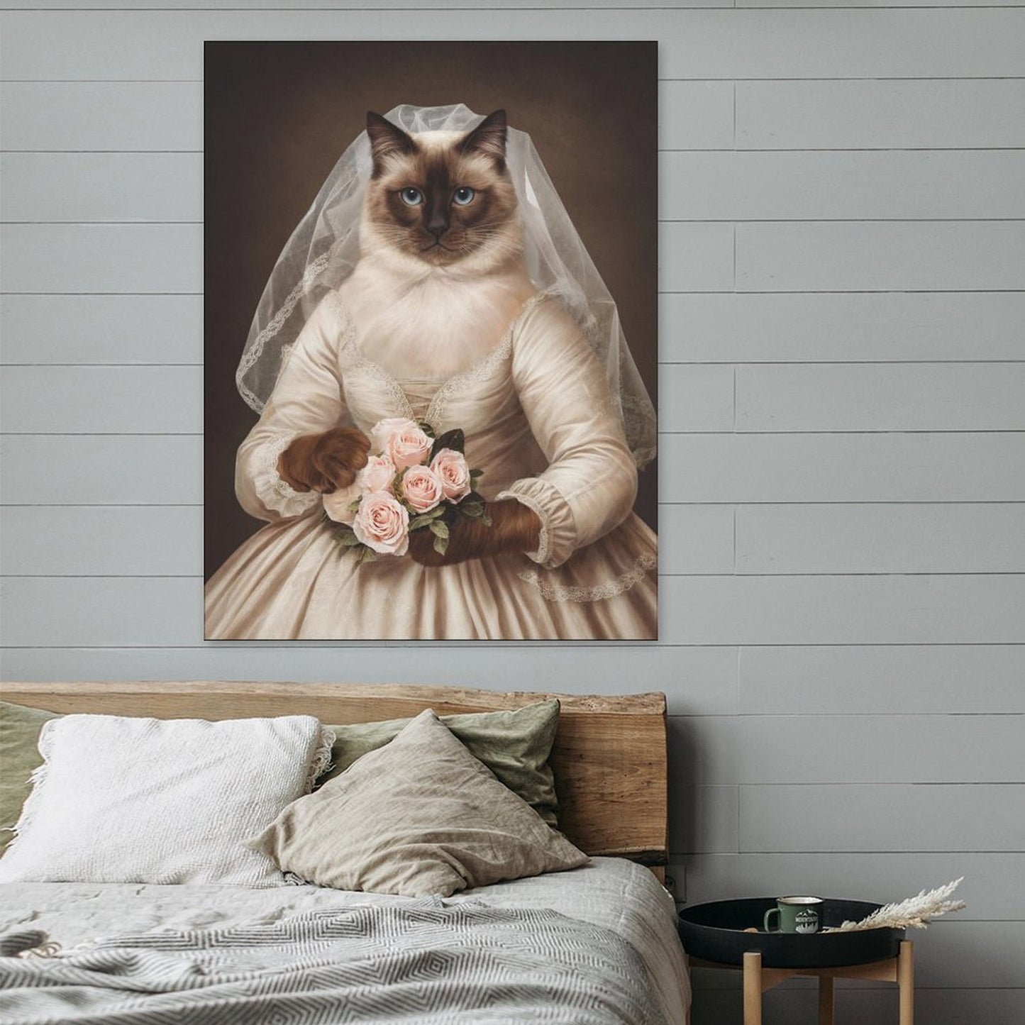 The Bride - Custom Pet Portrait With Your Photo