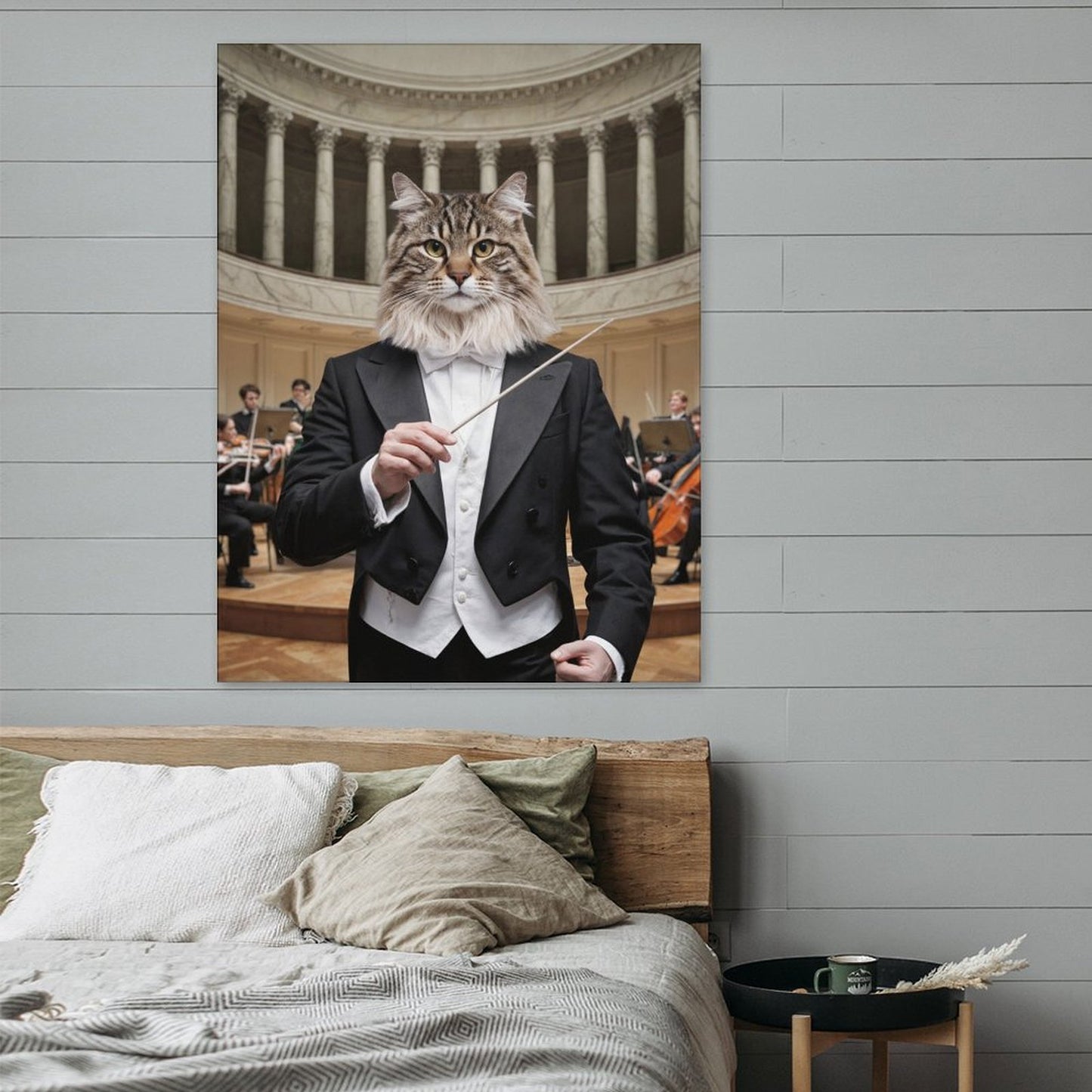 The Conductor - Custom Pet Portrait With Your Photo