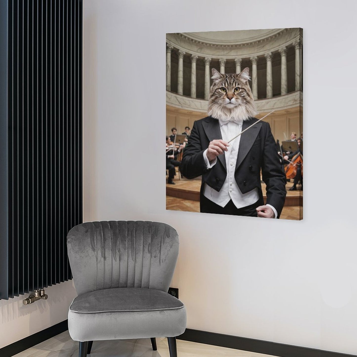 The Conductor - Custom Pet Portrait With Your Photo