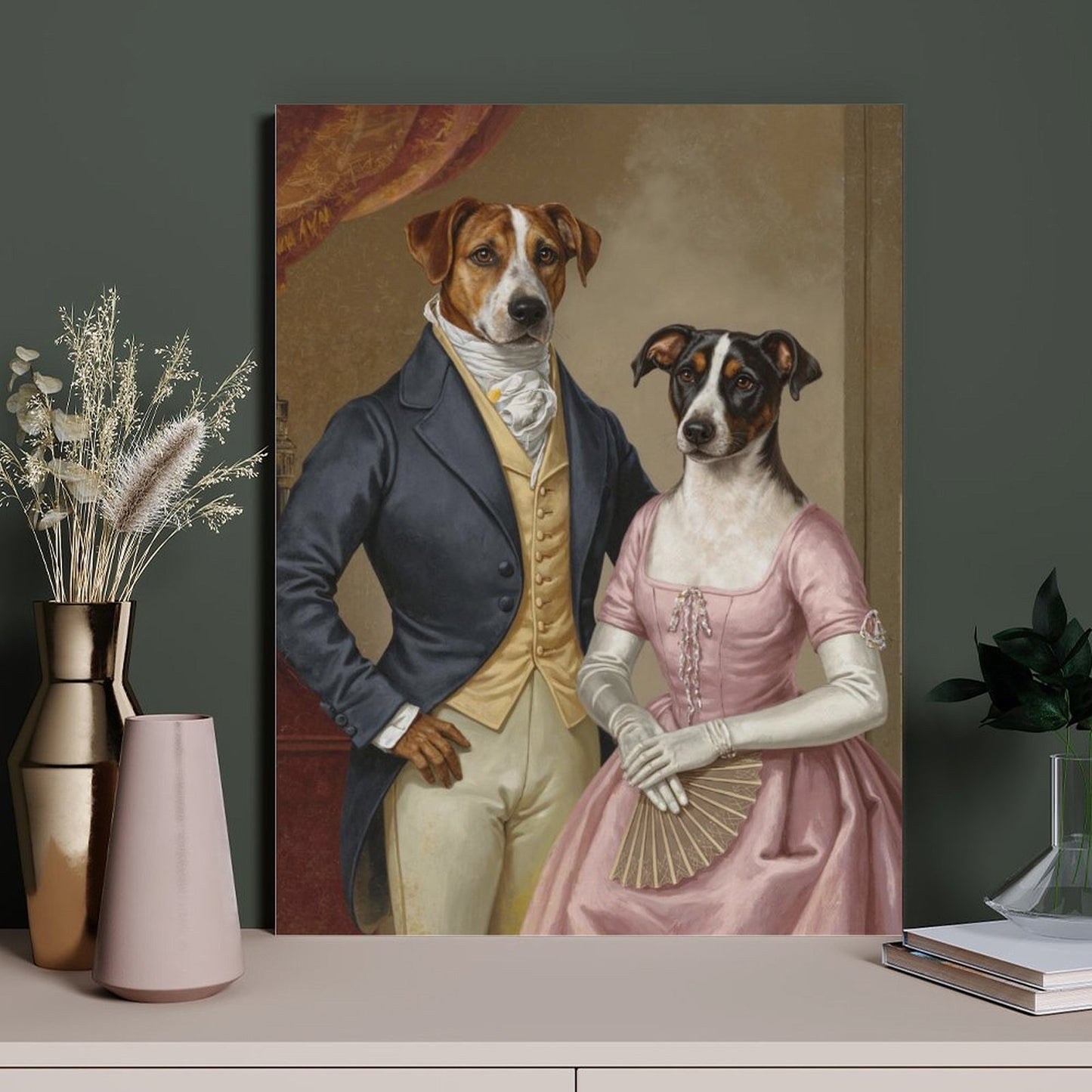 The Duke & Duchess - Custom Pet Portrait With Your Photo