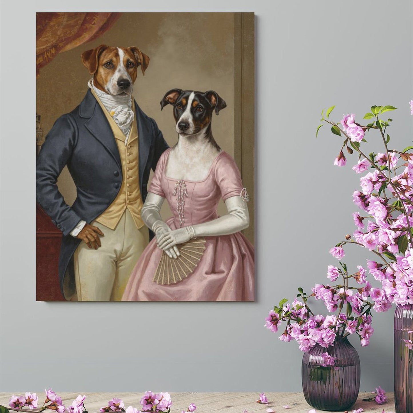 The Duke & Duchess - Custom Pet Portrait With Your Photo