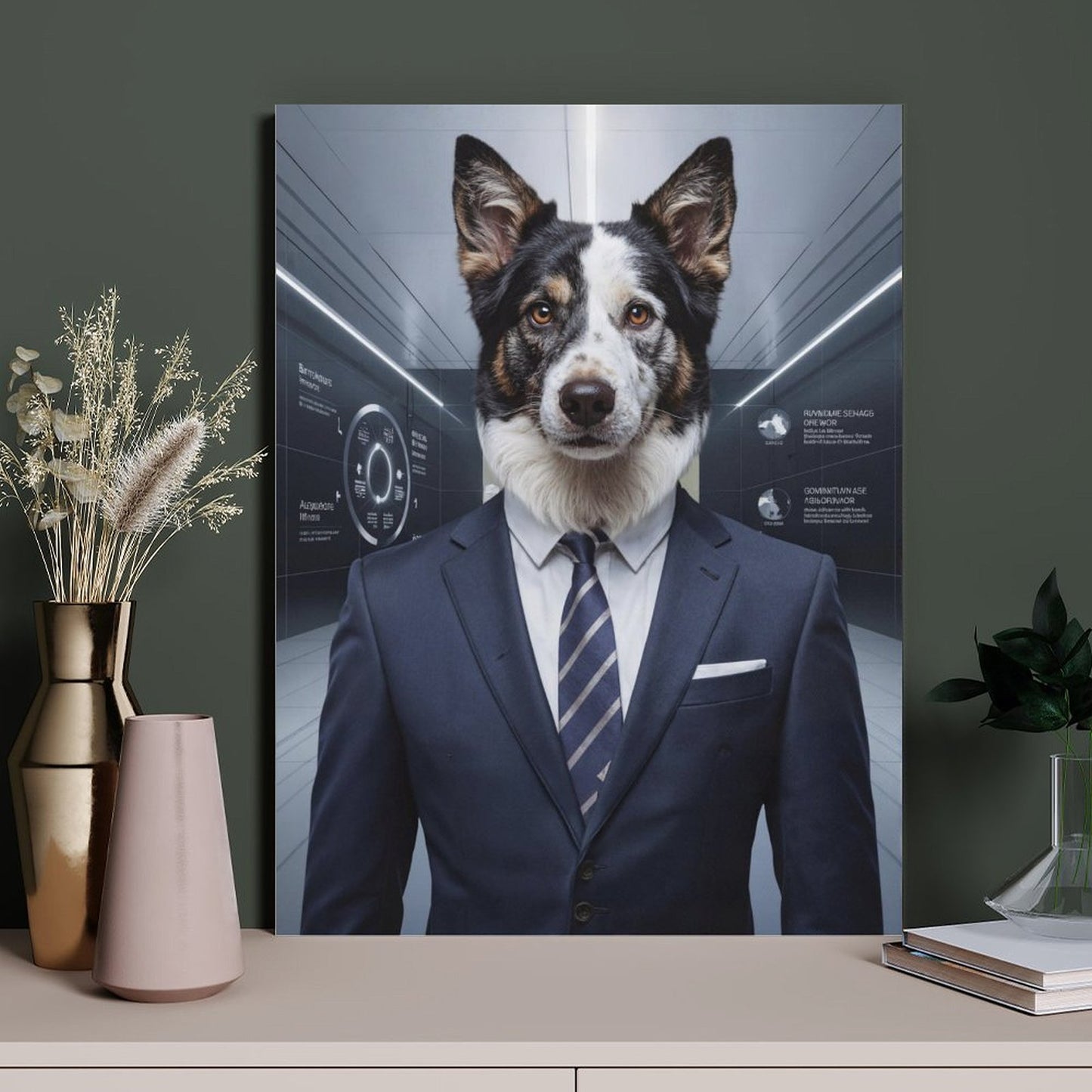 The Executive - Custom Pet Portrait With Your Photo