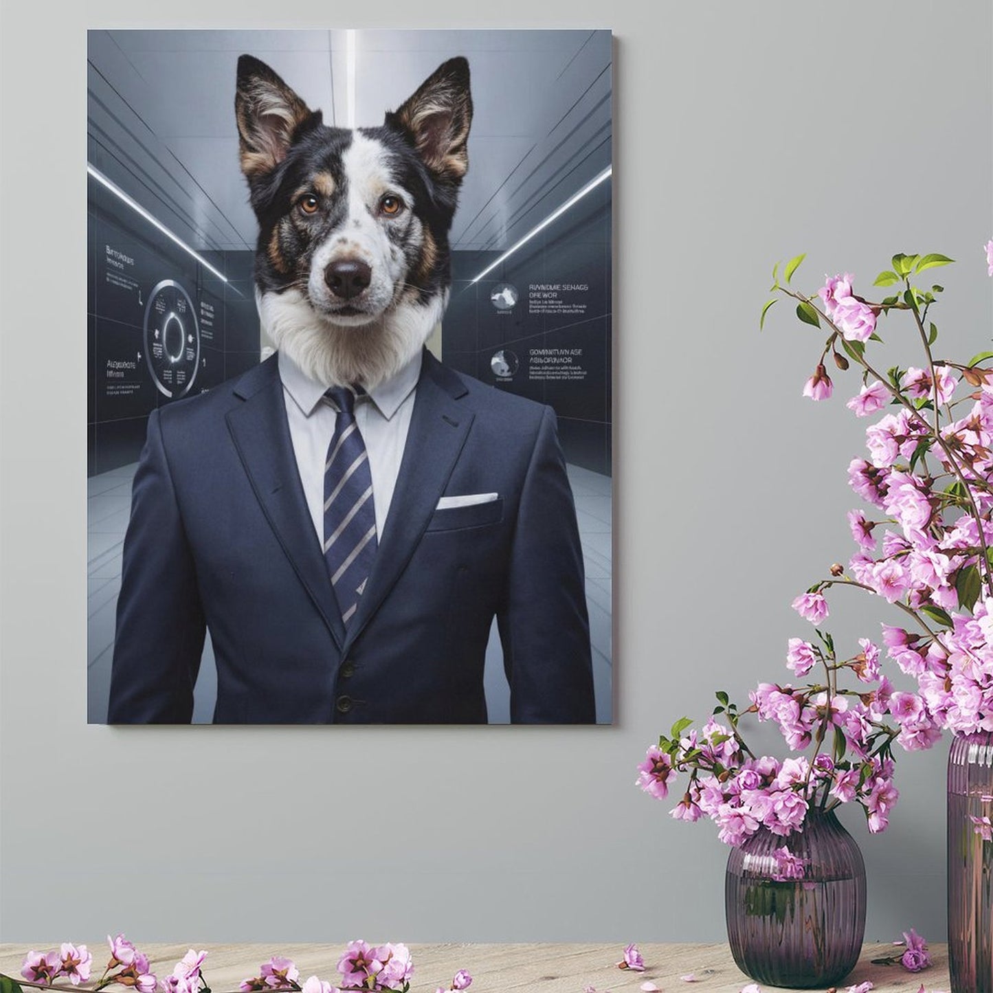 The Executive - Custom Pet Portrait With Your Photo
