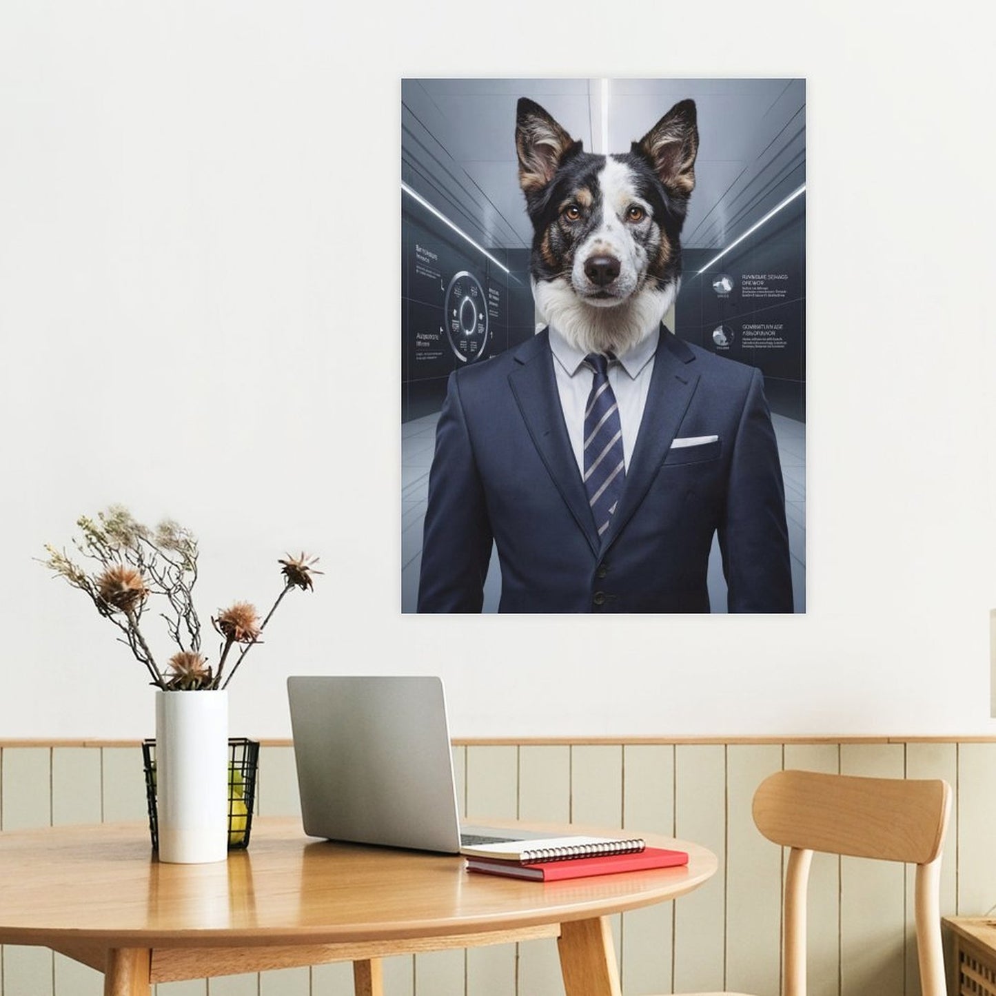 The Executive - Custom Pet Portrait With Your Photo