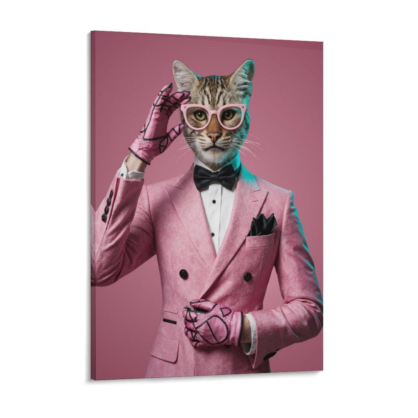 The Fashionista - Custom Pet Portrait With Your Photo