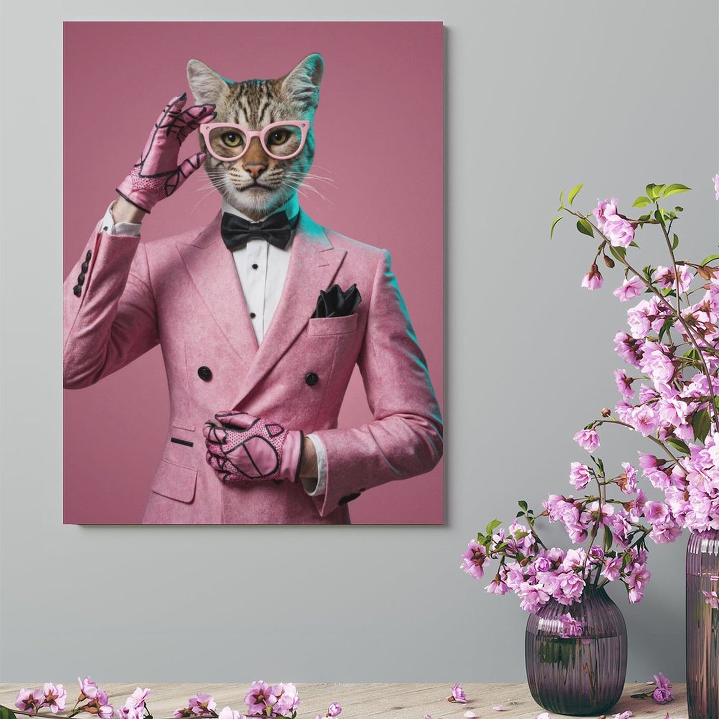 The Fashionista - Custom Pet Portrait With Your Photo