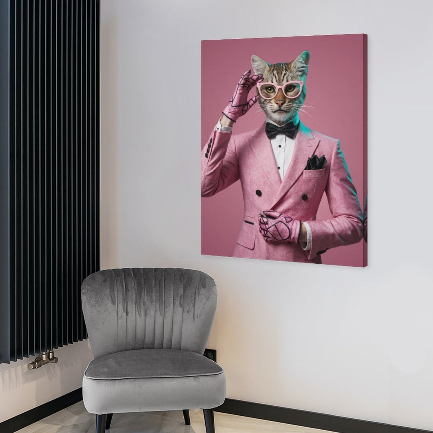The Fashionista - Custom Pet Portrait With Your Photo