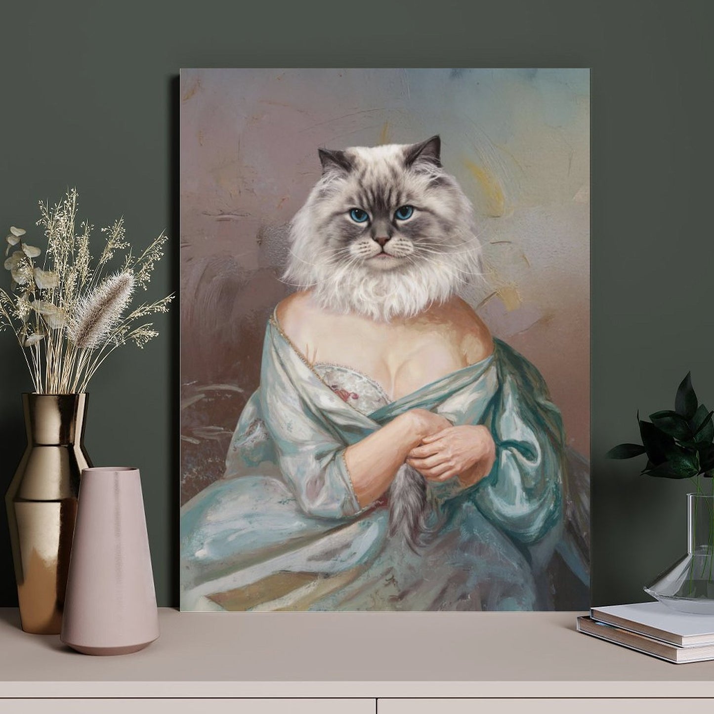 The Goddess - Custom Pet Portrait With Your Photo