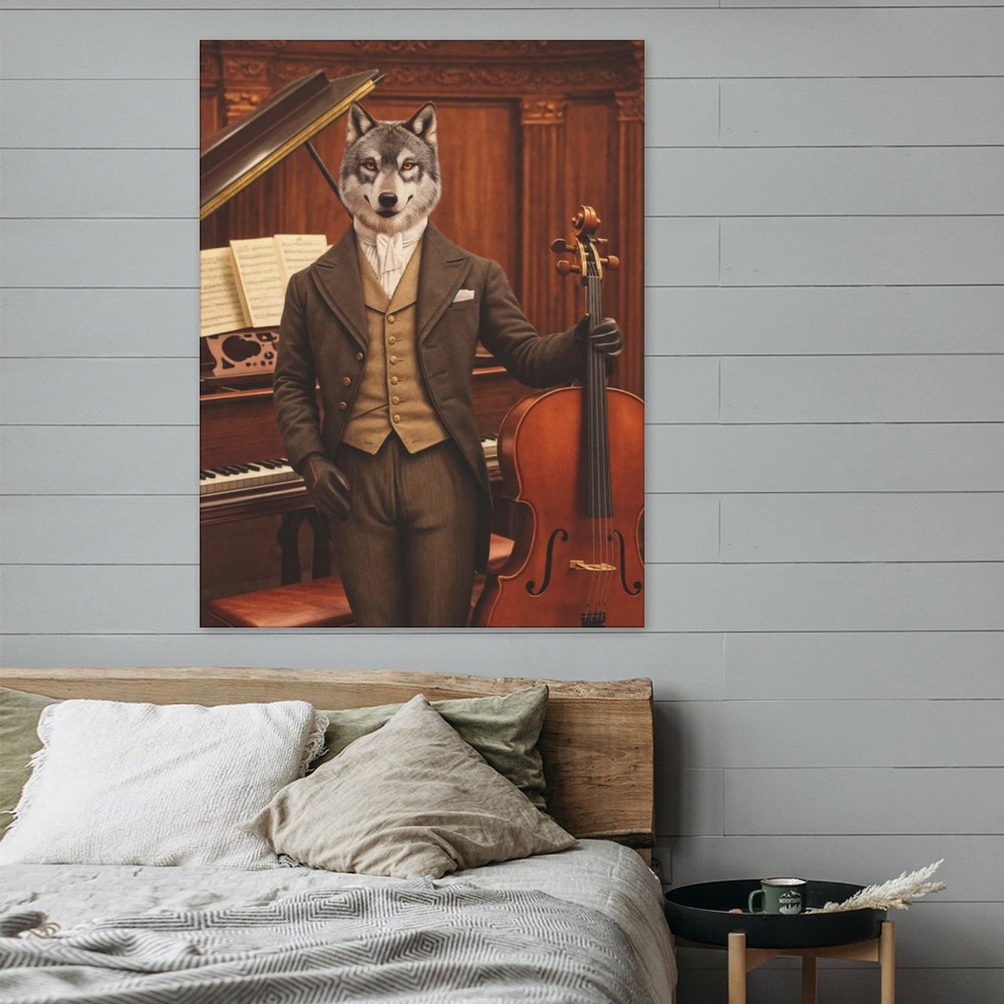 The Musician - Custom Pet Portrait With Your Photo