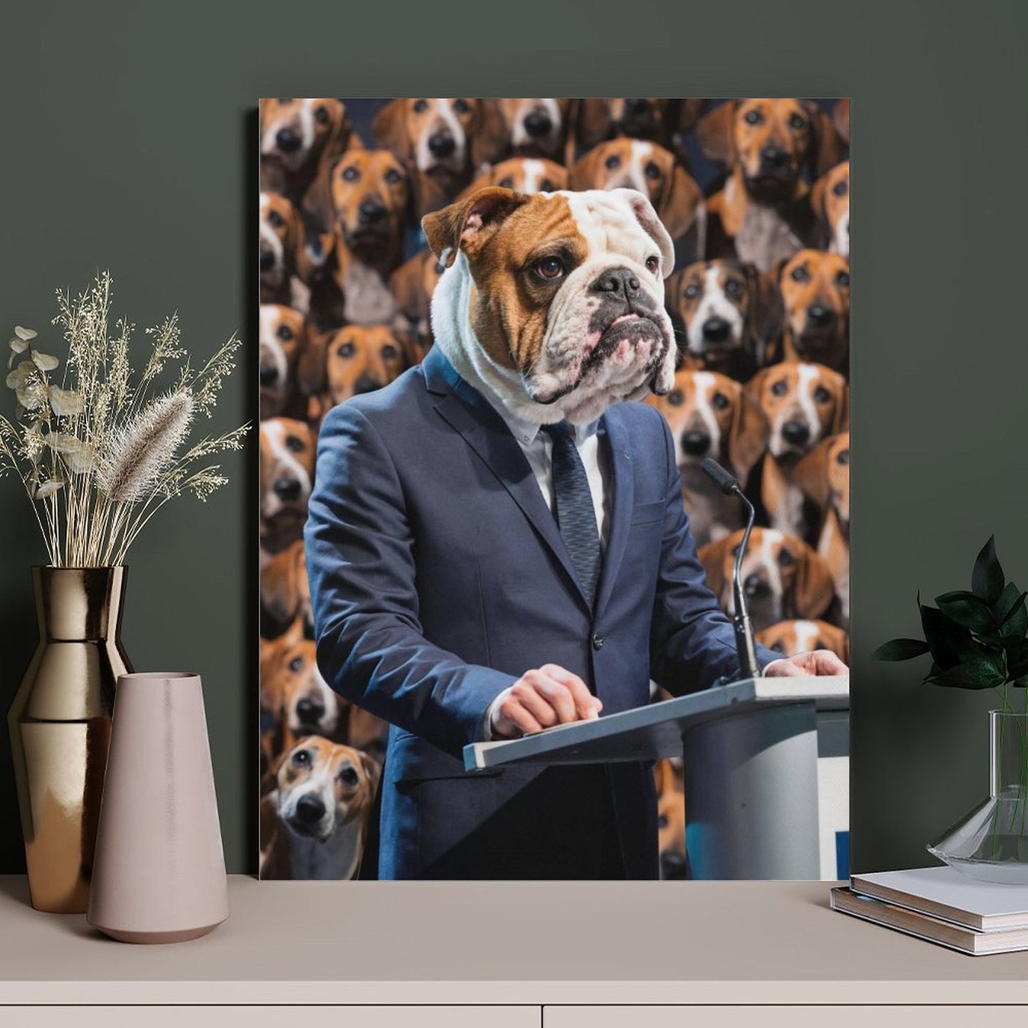 The Orator - Custom Pet Portrait With Your Photo