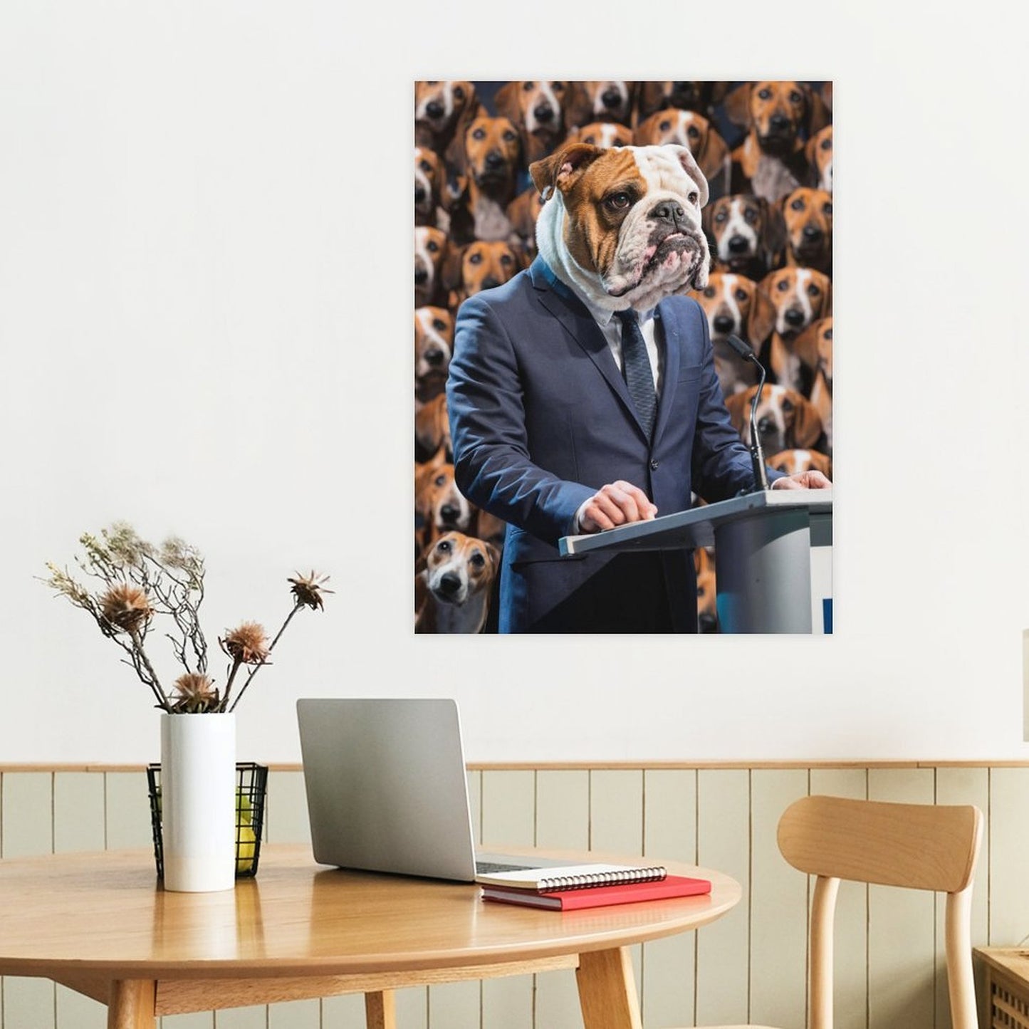 The Orator - Custom Pet Portrait With Your Photo