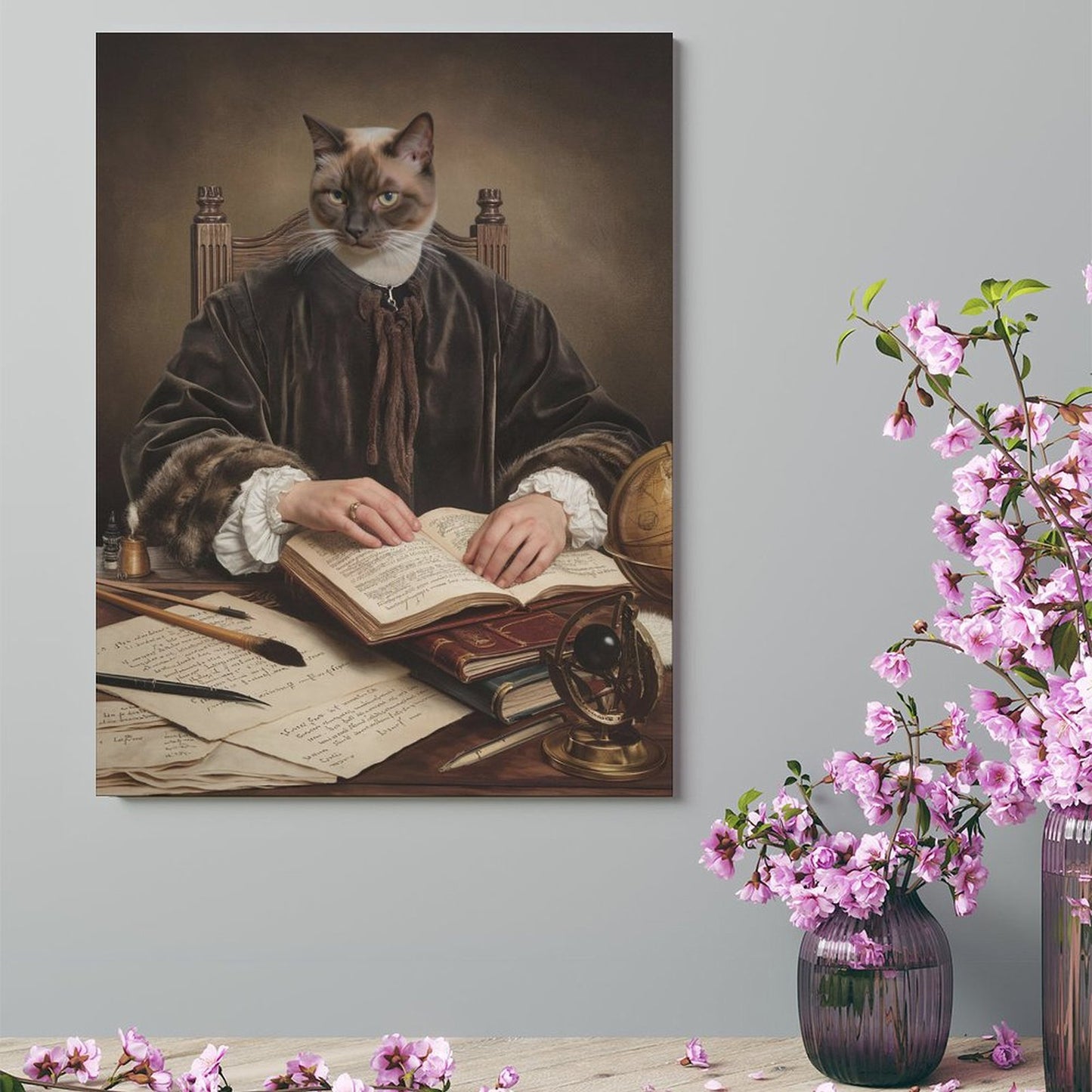 The Philosopher - Custom Pet Portrait With Your Photo