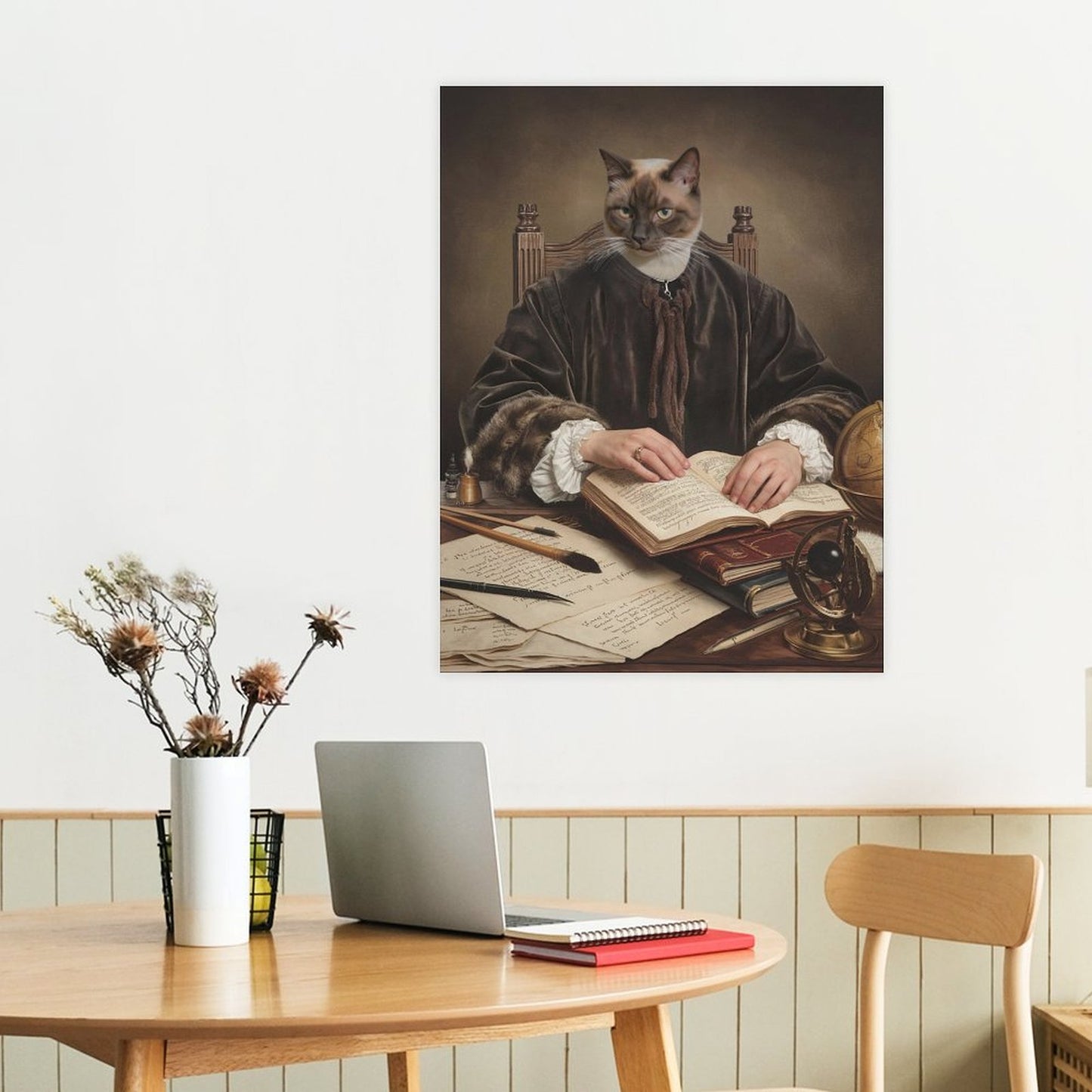 The Philosopher - Custom Pet Portrait With Your Photo