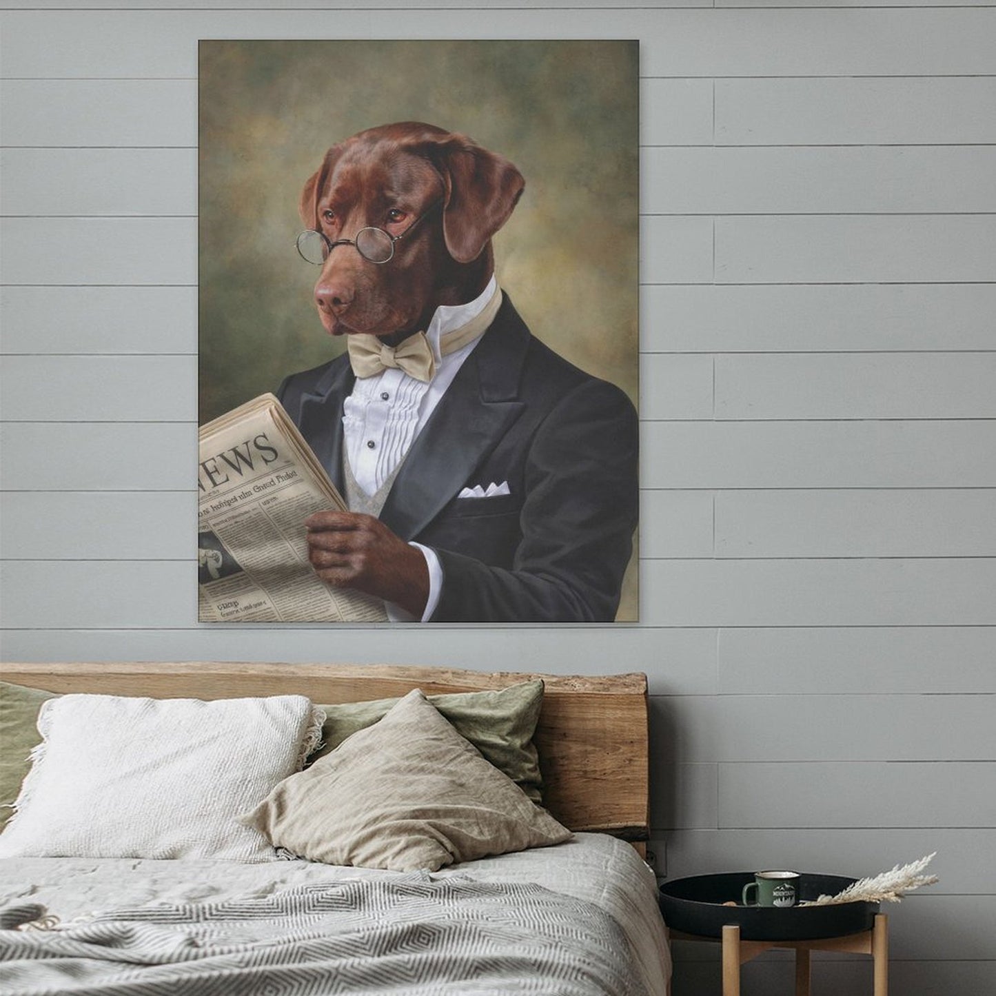 The Professor - Custom Pet Portrait With Your Photo