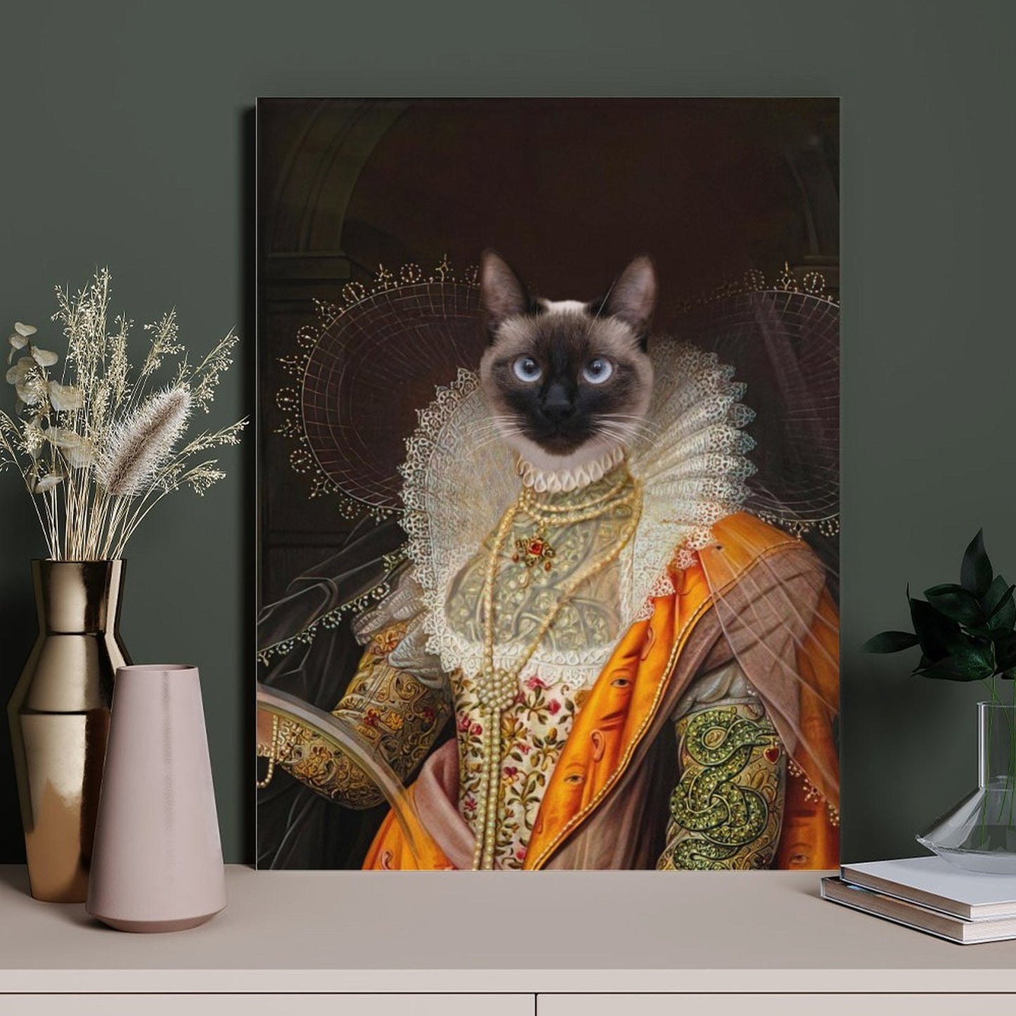 The Queen - Custom Pet Portrait With Your Photo