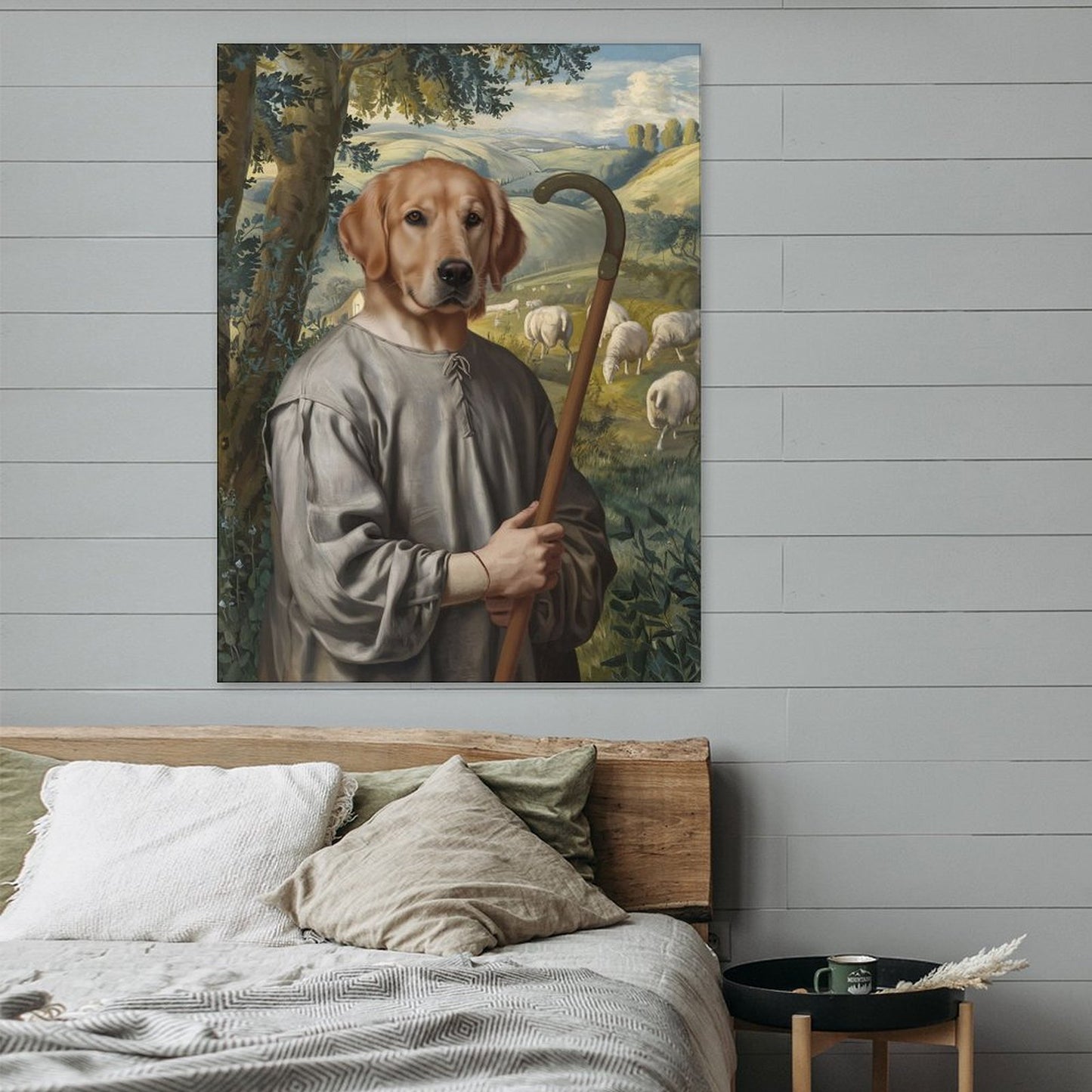 The Shepherd - Custom Pet Portrait With Your Photo