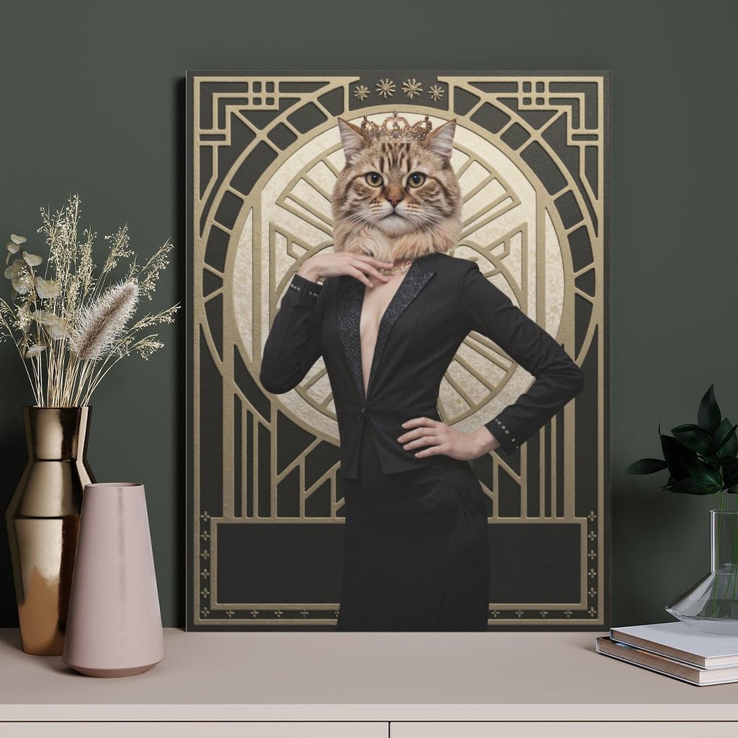 The Showgirl - Custom Pet Portrait With Your Photo