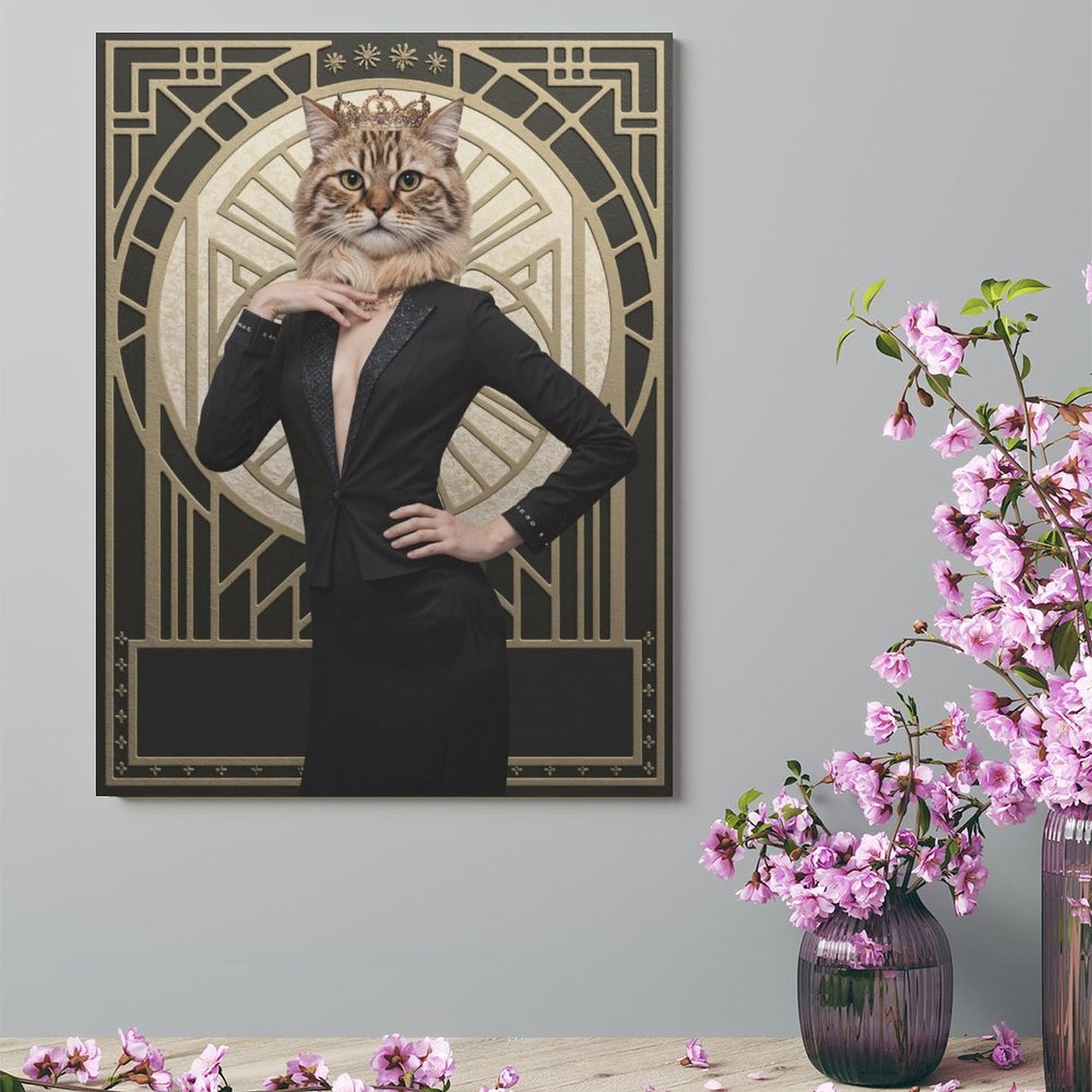 The Showgirl - Custom Pet Portrait With Your Photo
