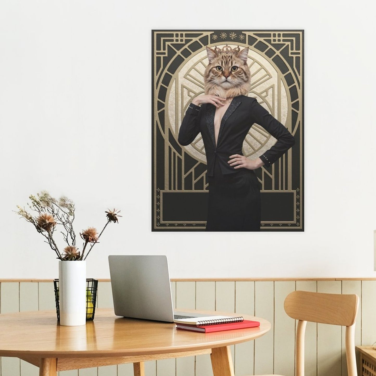 The Showgirl - Custom Pet Portrait With Your Photo