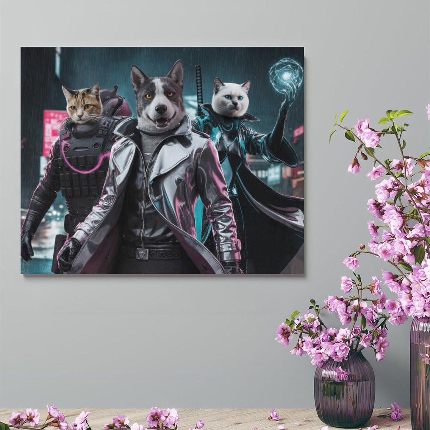 The Three Musketeers - Custom Pet Portrait With Your Photo
