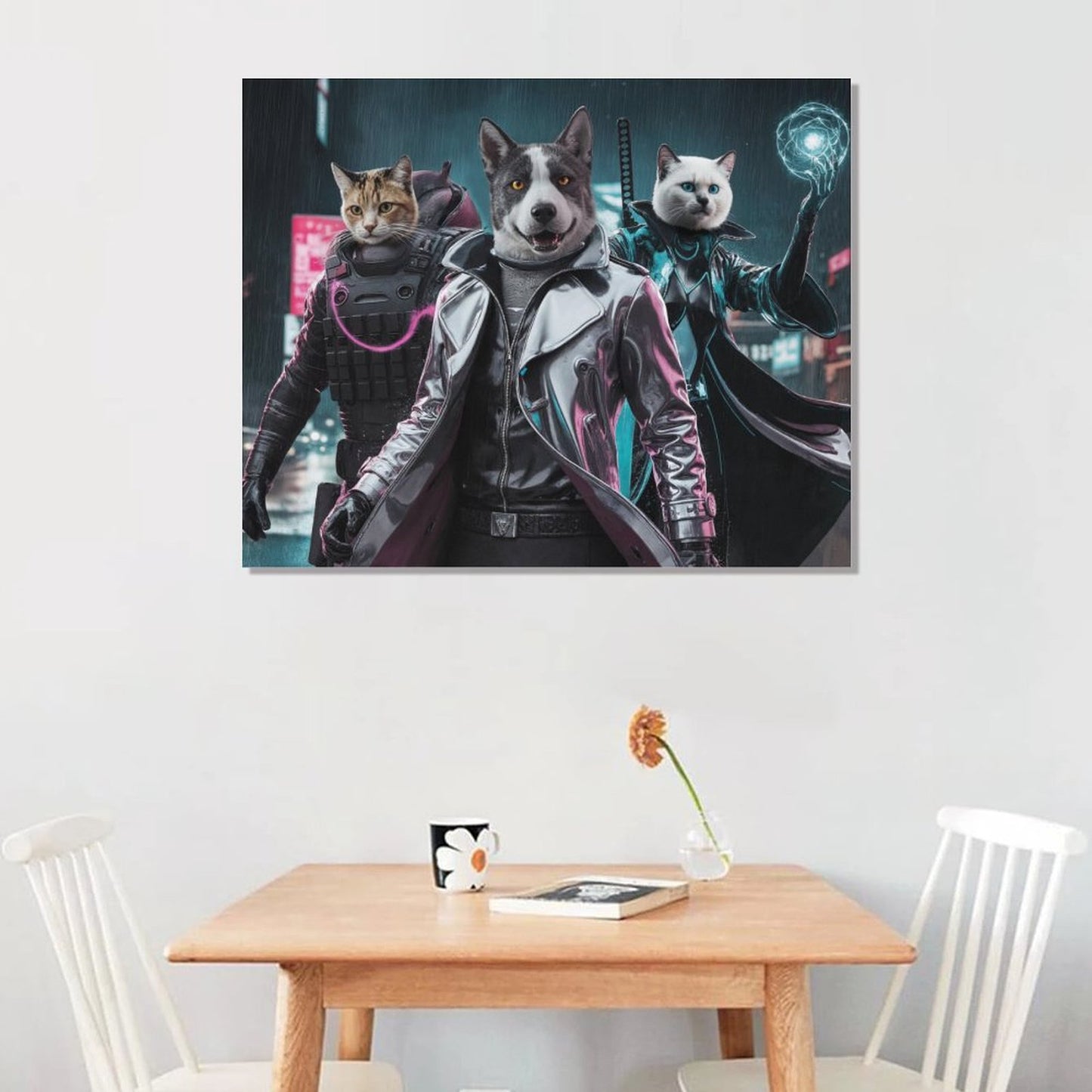 The Three Musketeers - Custom Pet Portrait With Your Photo