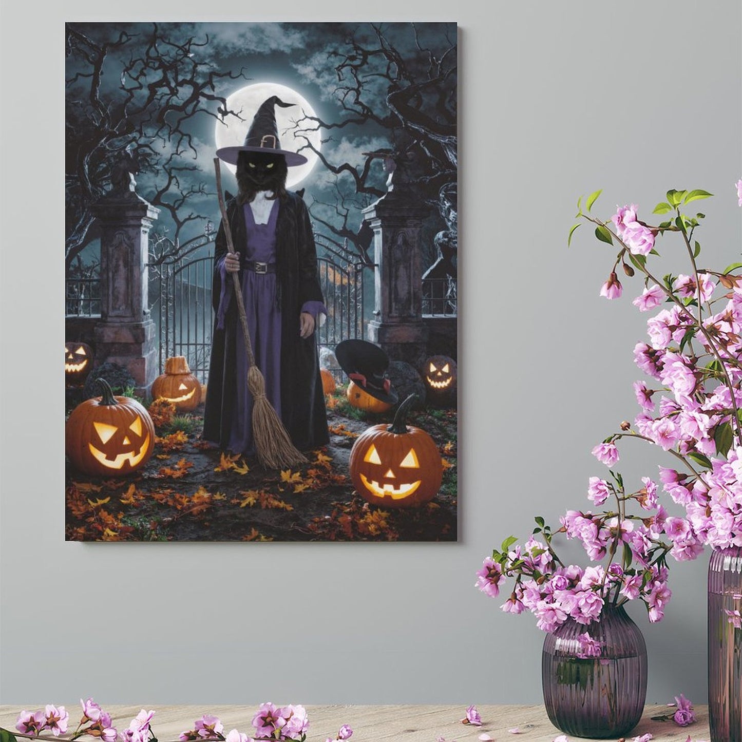The Witch - Custom Pet Portrait With Your Photo