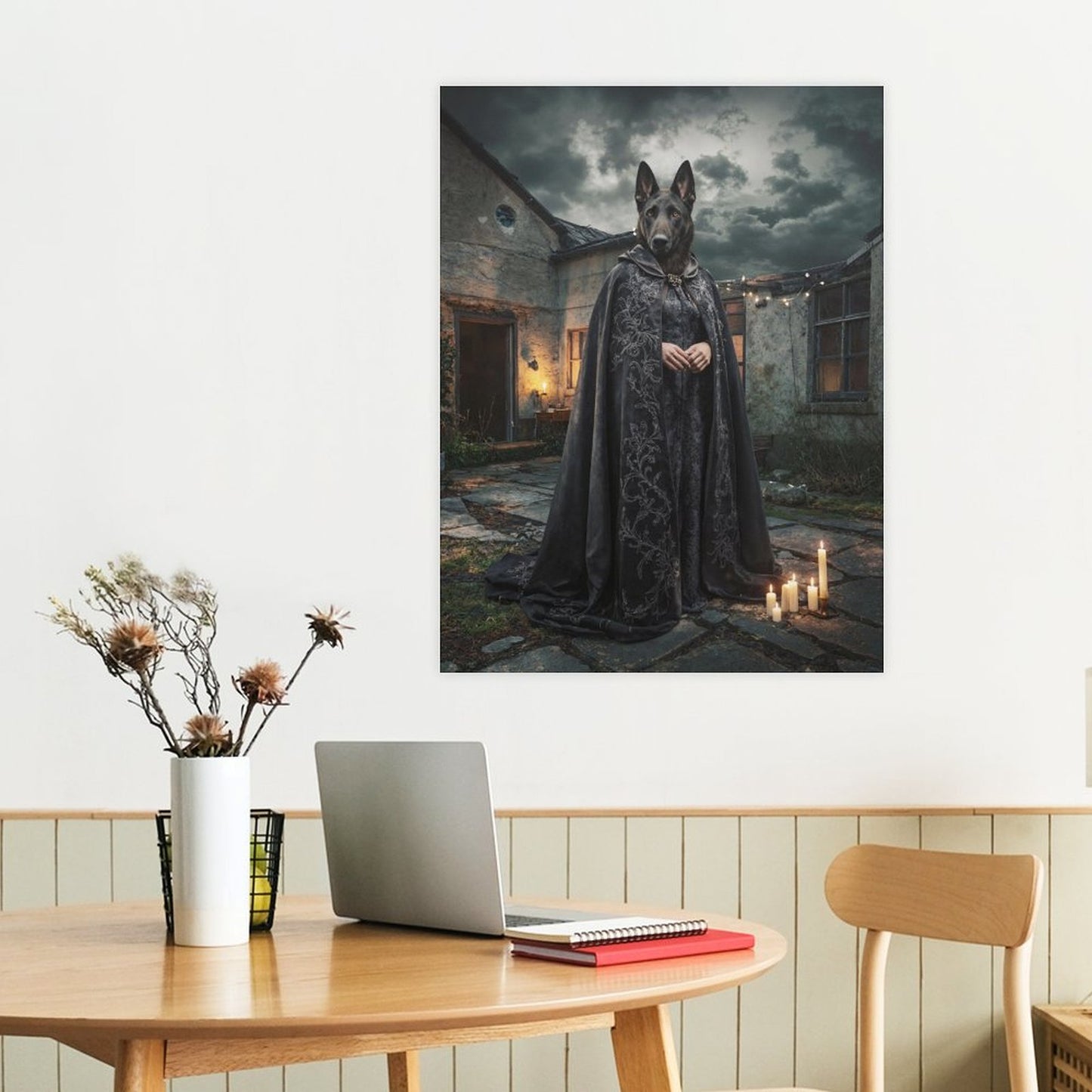 The Wizard - Custom Pet Portrait With Your Photo