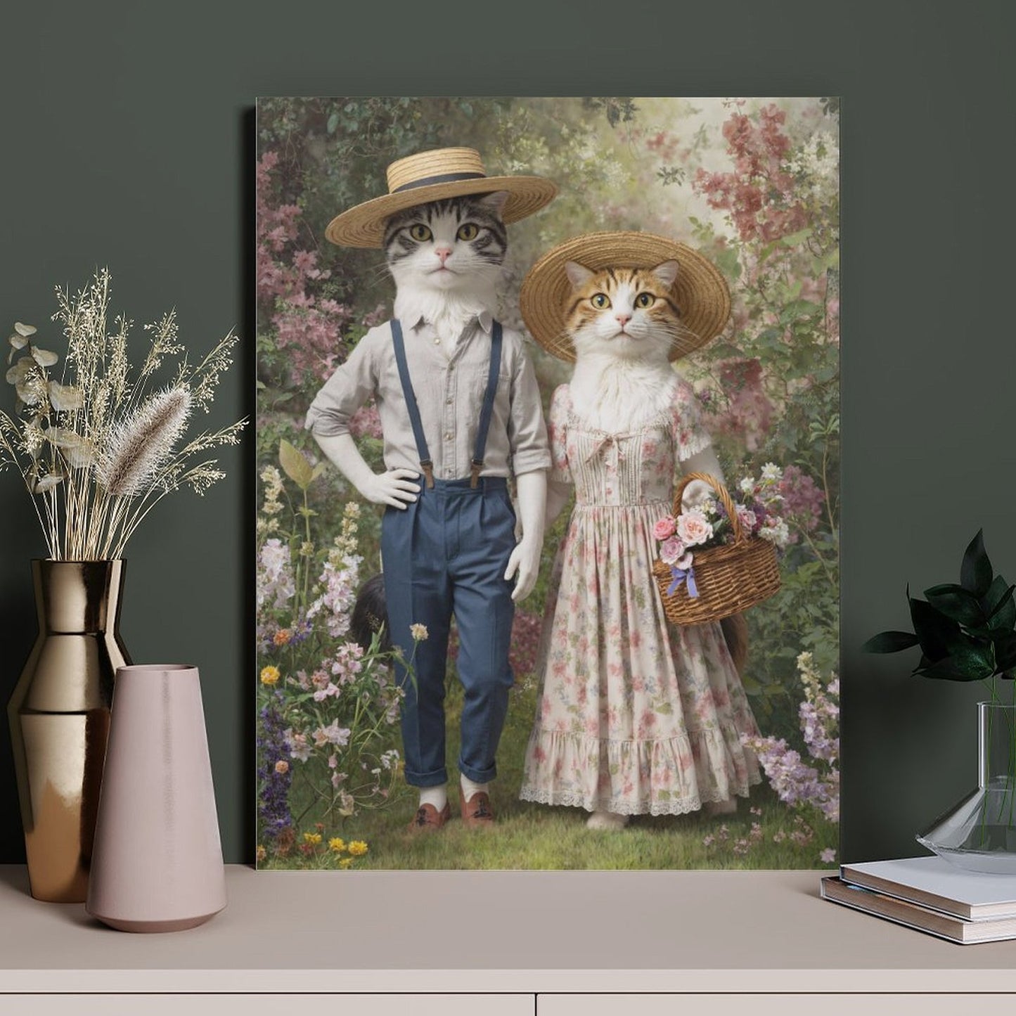 The Young Couple - Custom Pet Portrait With Your Photo