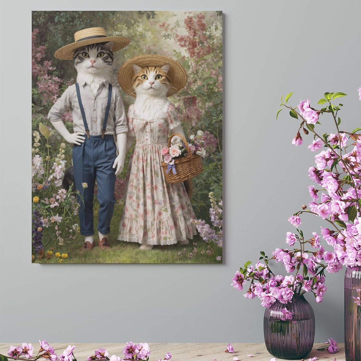 The Young Couple - Custom Pet Portrait With Your Photo