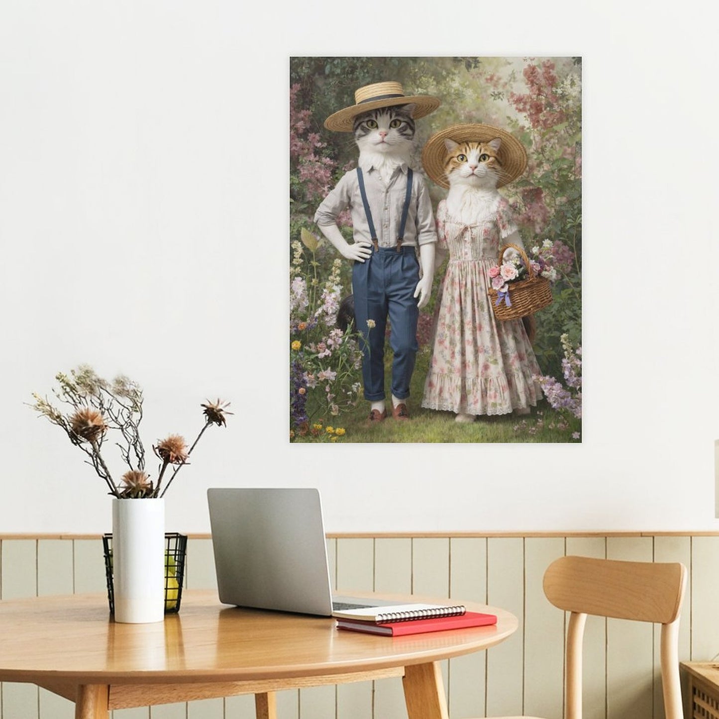 The Young Couple - Custom Pet Portrait With Your Photo