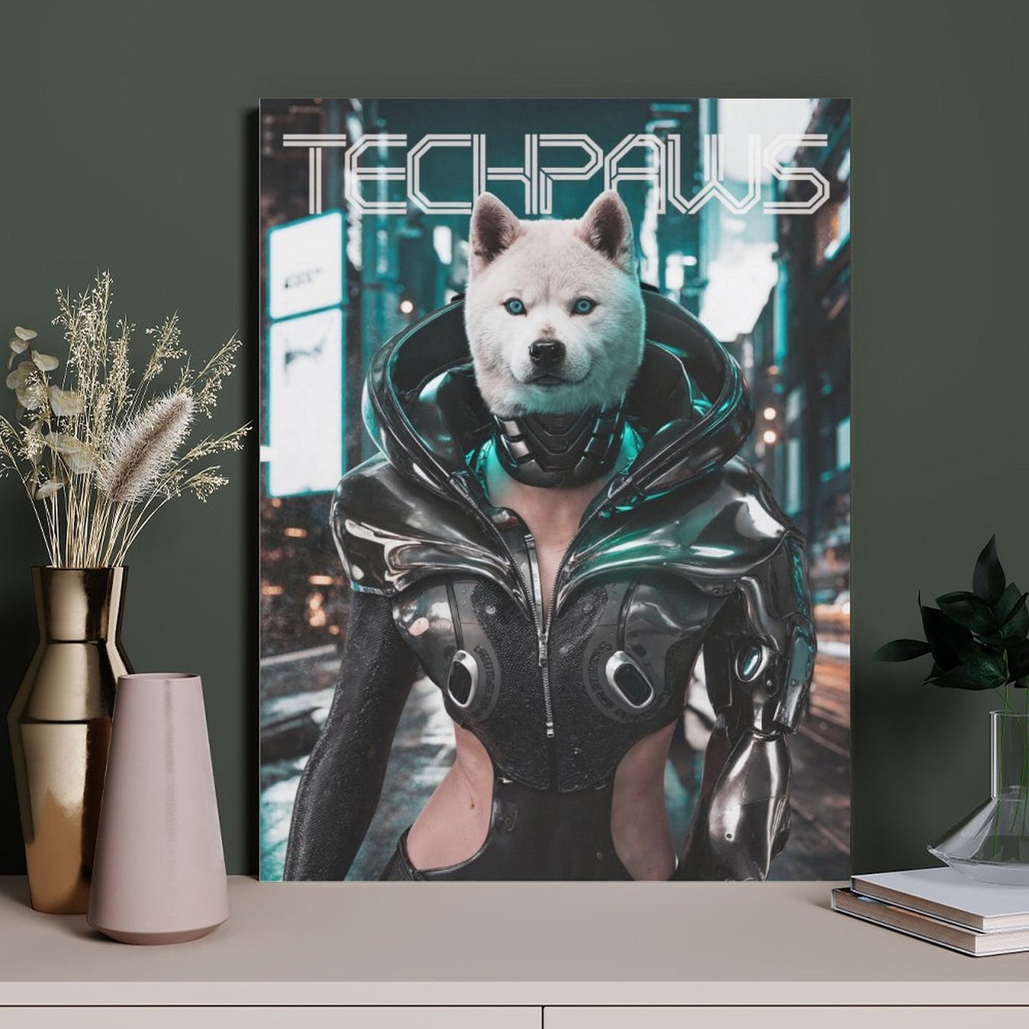 Time Traveler - Custom Pet Portrait With Your Photo