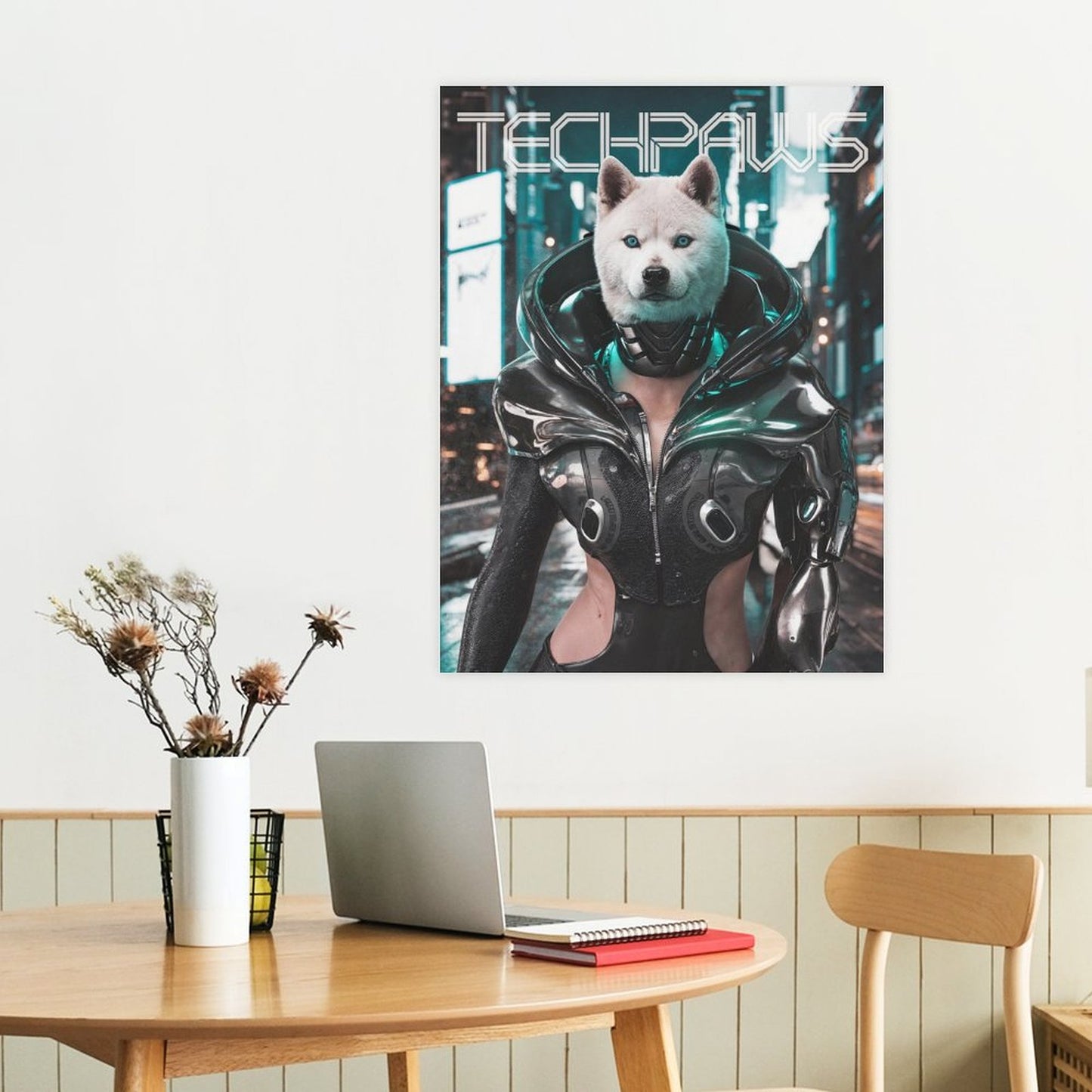 Time Traveler - Custom Pet Portrait With Your Photo