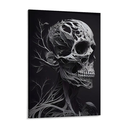 Abstract Skull Head Canvas Prints