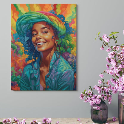 Smiling Girl Canvas Prints