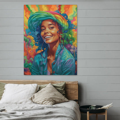 Smiling Girl Canvas Prints