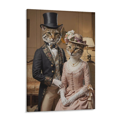 Aristocratic Couple - Custom Pet Portrait With Your Photo