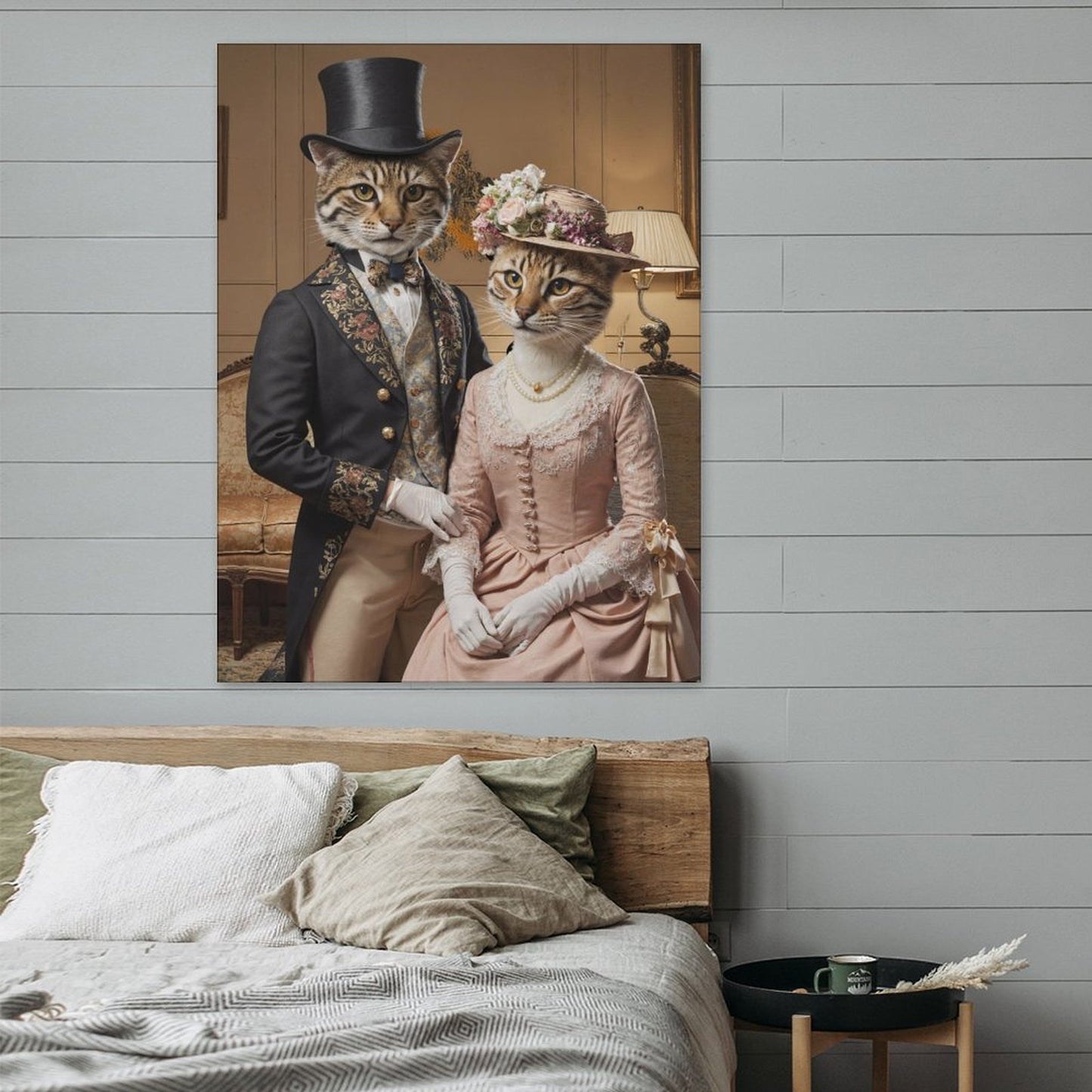 Aristocratic Couple - Custom Pet Portrait With Your Photo