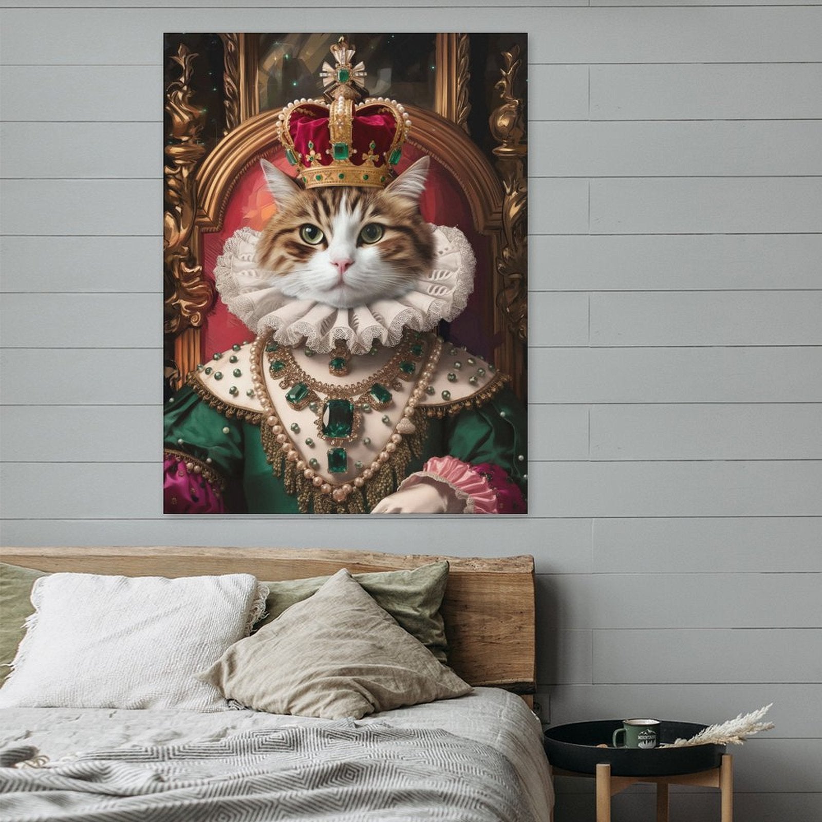 Crown Queen - Custom Pet Portrait With Your Photo