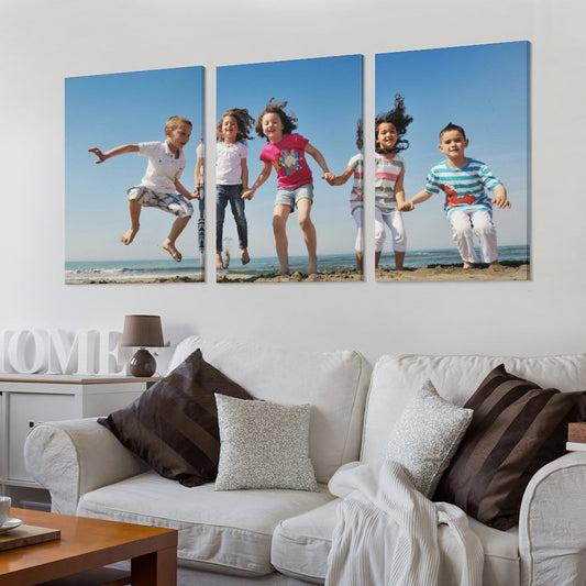 Custom Multi Panel Canvas Prints With Your Photo
