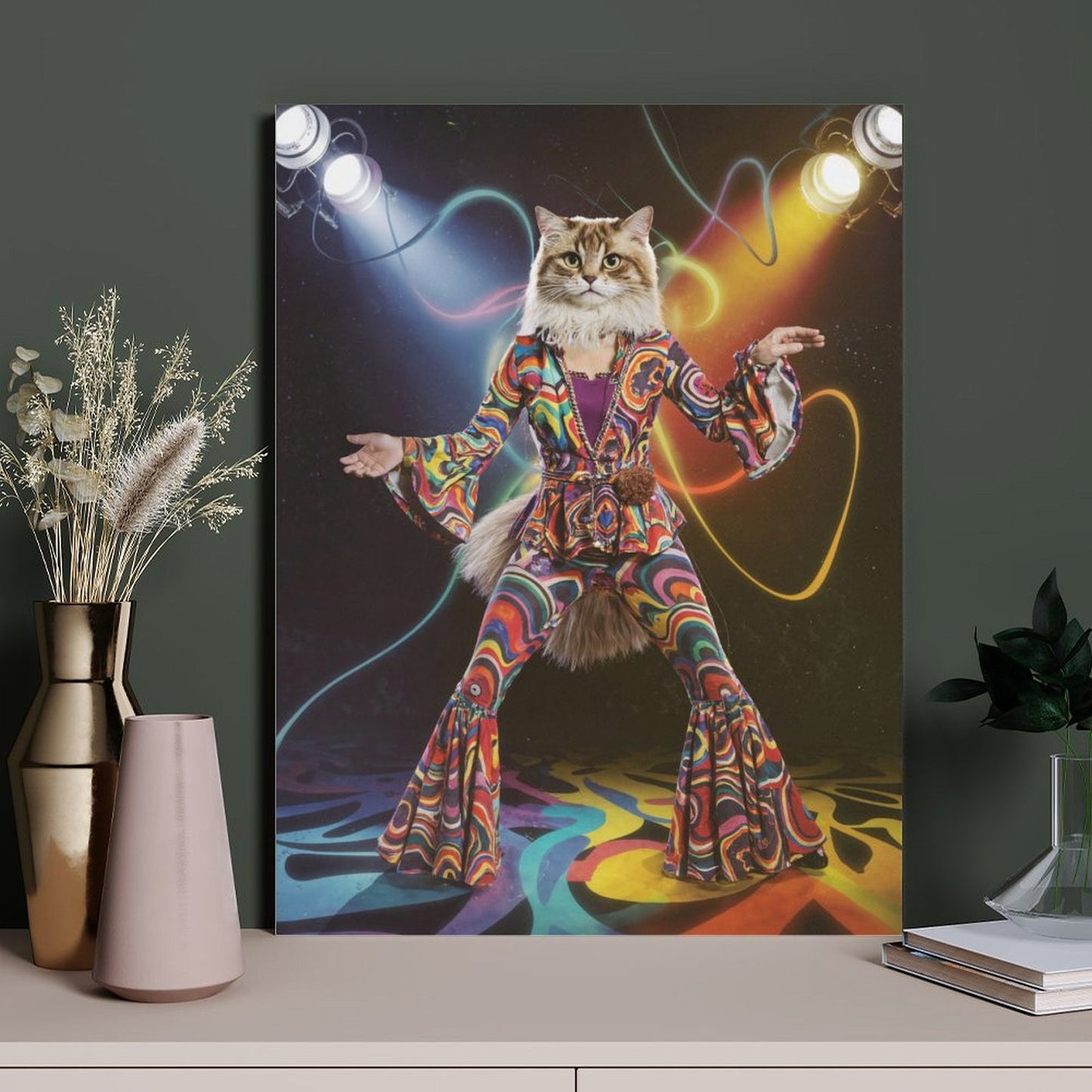 Disco Dancer - Custom Pet Portrait With Your Photo