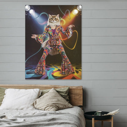 Disco Dancer - Custom Pet Portrait With Your Photo