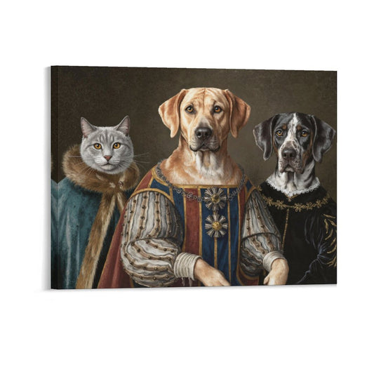 Duke & Earl & Marquis - Custom Pet Portrait With Your Photo
