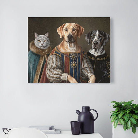 Duke & Earl & Marquis - Custom Pet Portrait With Your Photo
