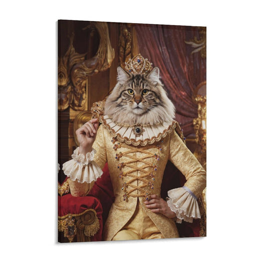 Elegant Queen - Custom Pet Portrait With Your Photo