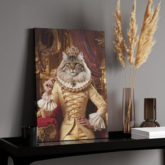 Elegant Queen - Custom Pet Portrait With Your Photo