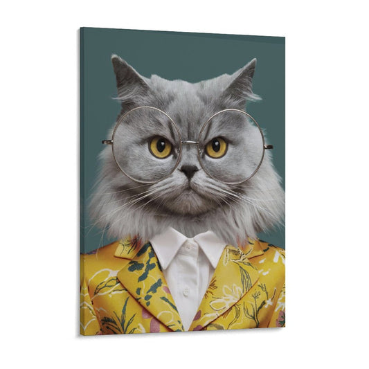 Fashion Blogger - Custom Pet Portrait With Your Photo