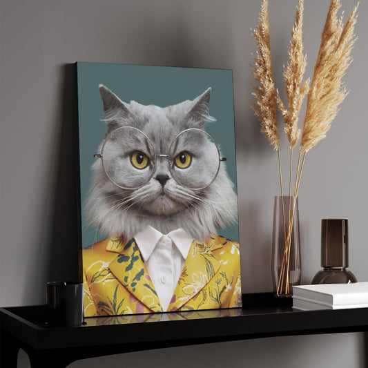 Fashion Blogger - Custom Pet Portrait With Your Photo