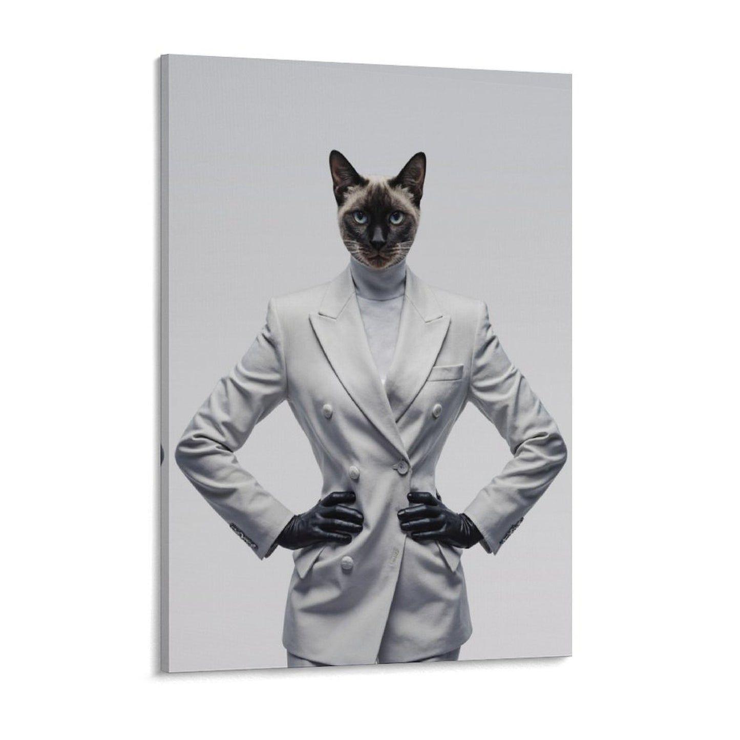 Fashion Show Model - Custom Pet Portrait With Your Photo