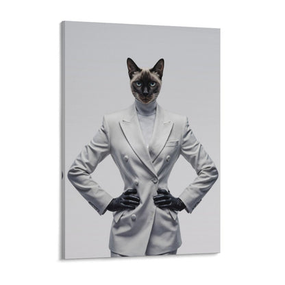 Fashion Show Model - Custom Pet Portrait With Your Photo