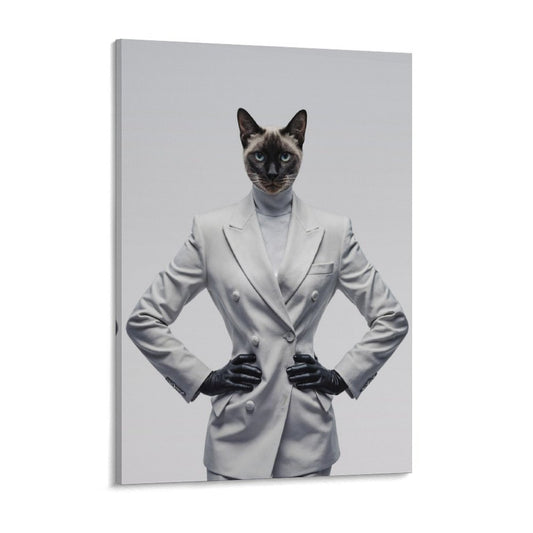 Fashion Show Model - Custom Pet Portrait With Your Photo